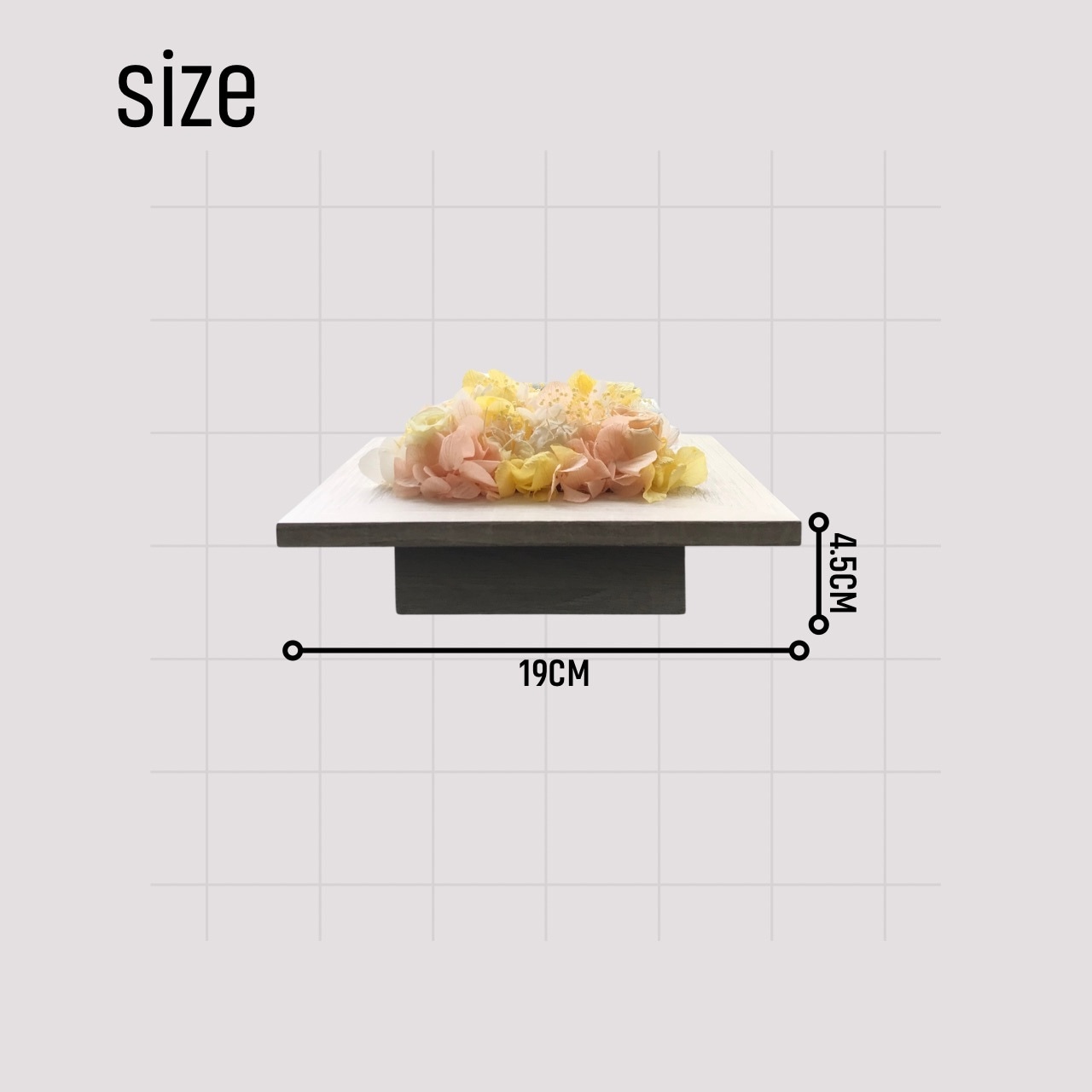 【プリザーブドフラワー】壁掛けアレンジメント・画像8