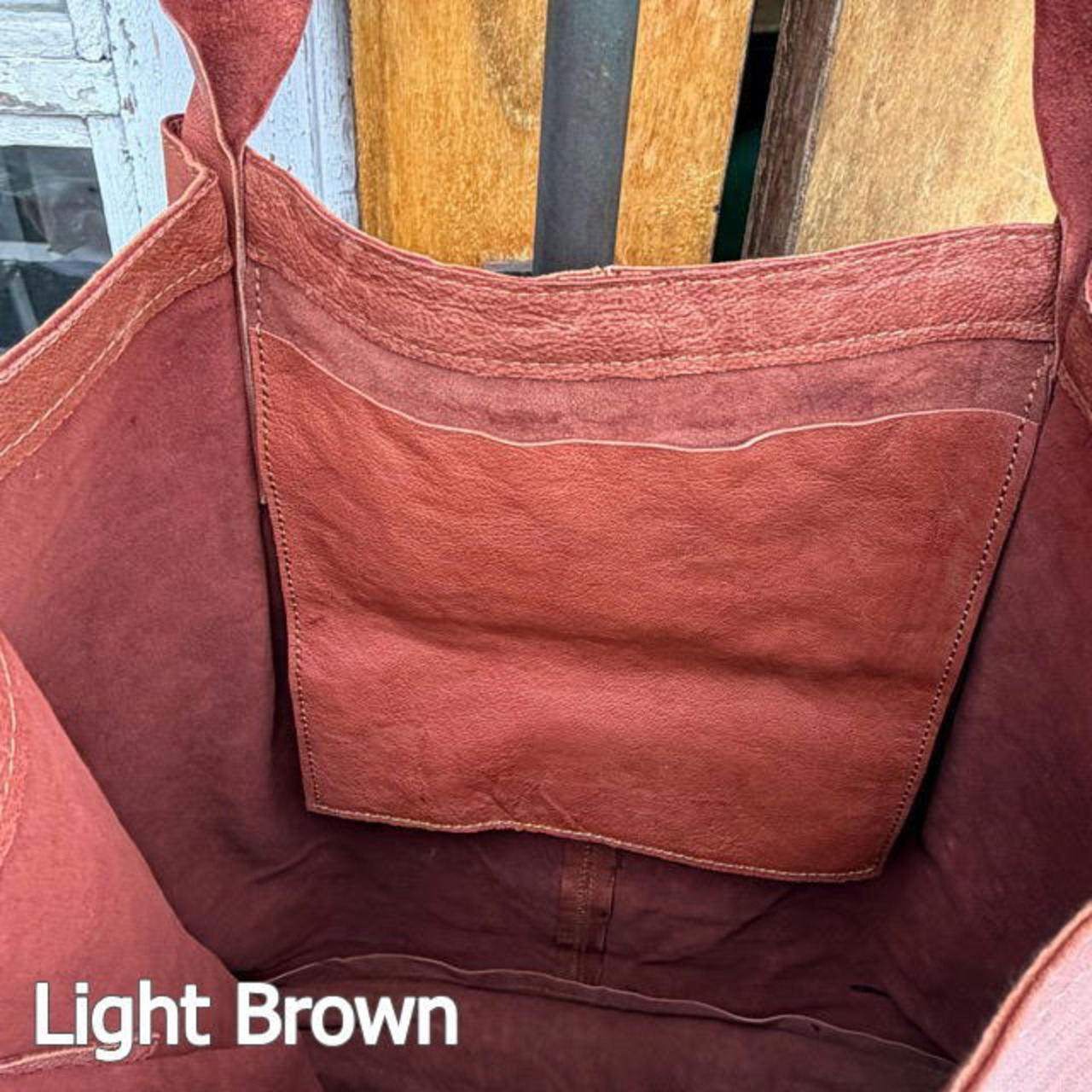 Mathar Goat Leather Bag 2Color　ゴートレザーバッグ　レザーバッグ　山羊革　革　かばん　Bag　Leather　Brown