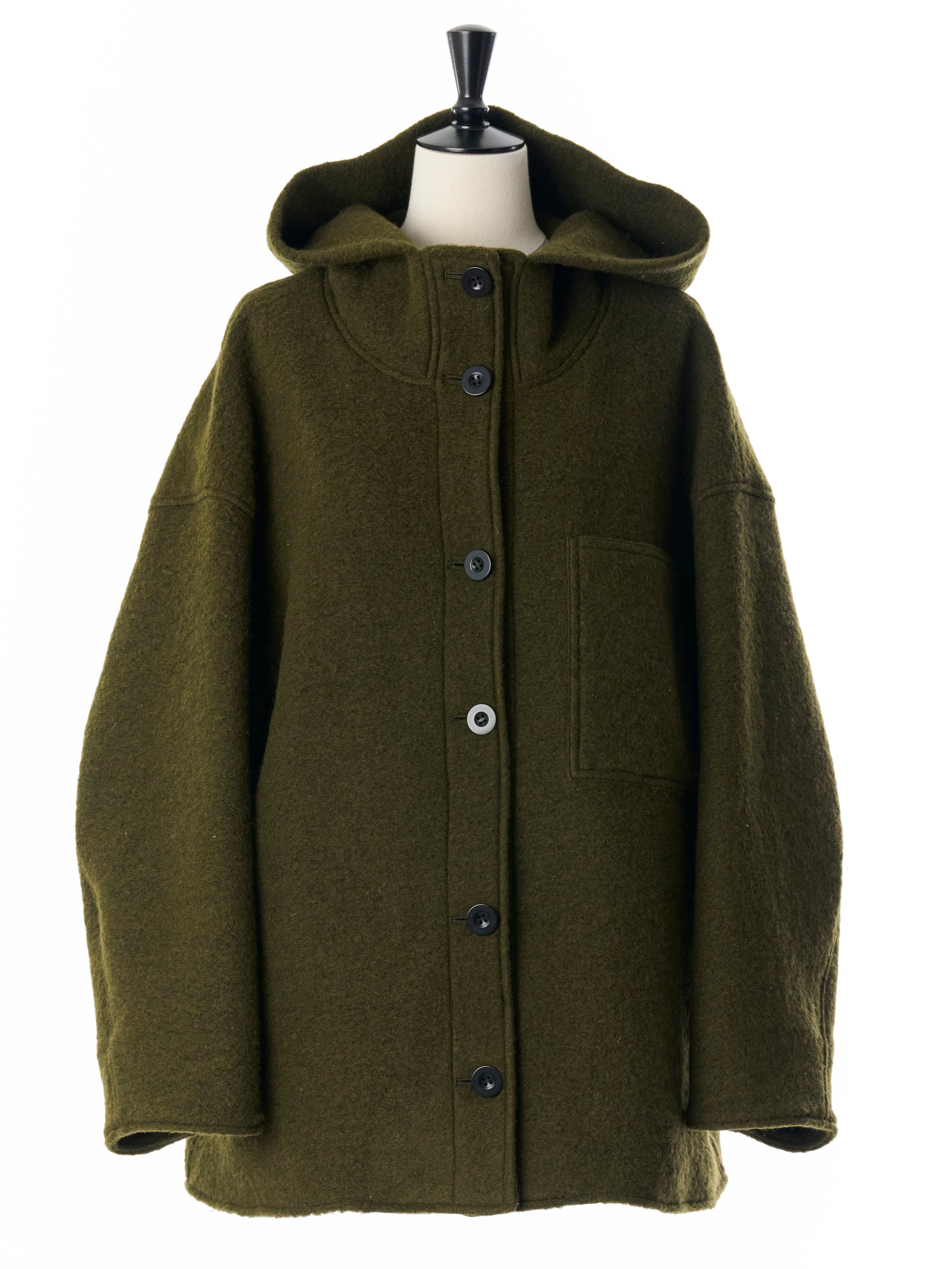 【9月25日発売開始】フードミドルコート(KHAKI)