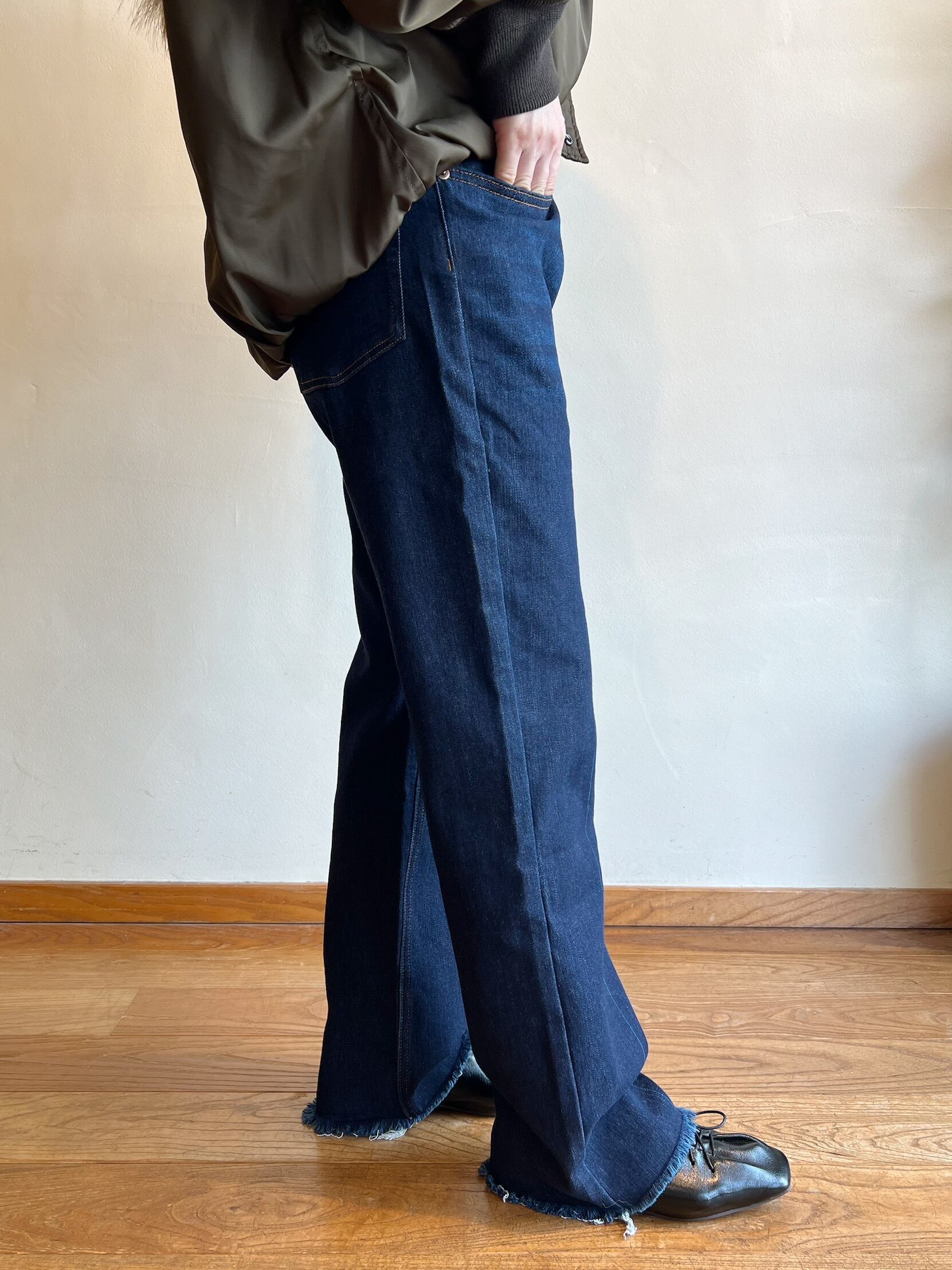 MARGAUX VINTAGE / onewashセンター加工デニム | anouk