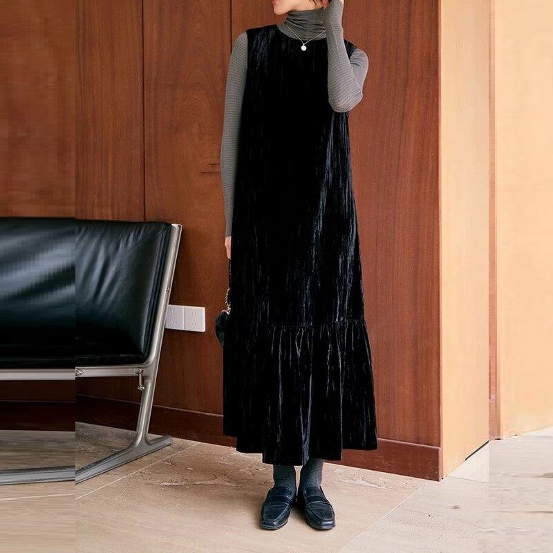 Sleeveless long dress 1461