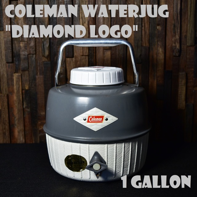 コールマン ウォータージャグ ダイヤモンドロゴ 1ガロン グレー ビンテージ 1950年代1960年代 初期型 "PATS PEND" パテントペンディング 希少 レア