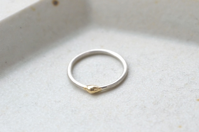 tsunagu　1.5mm 　(SV/K18)　Ring