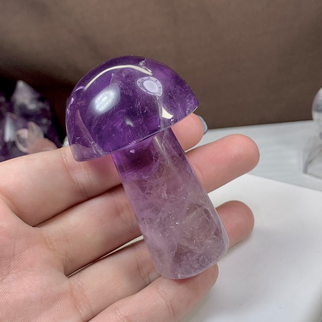 アメジストきのこ×フローライトうさぎ