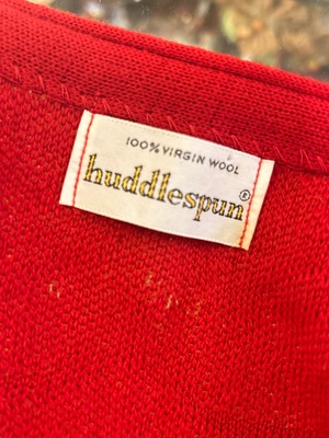 60’s “huddlespun” wool cardigan