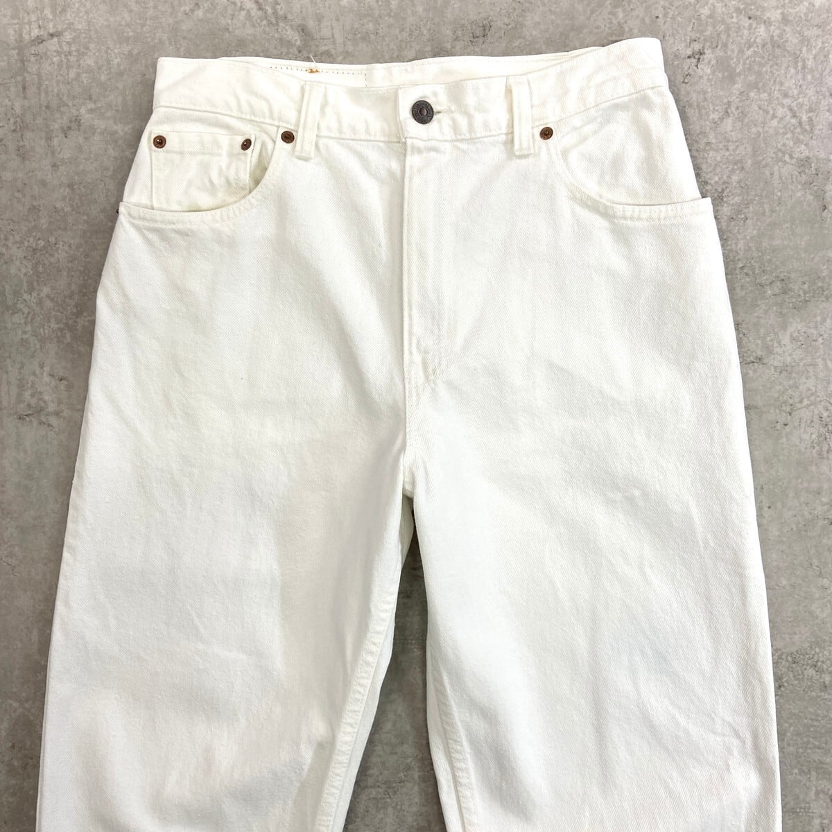 90年代 Levi's リーバイス 551 テーパード ホワイトデニムパンツ