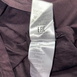 SALVATORE FERRAGAMO wine red color polo shirt