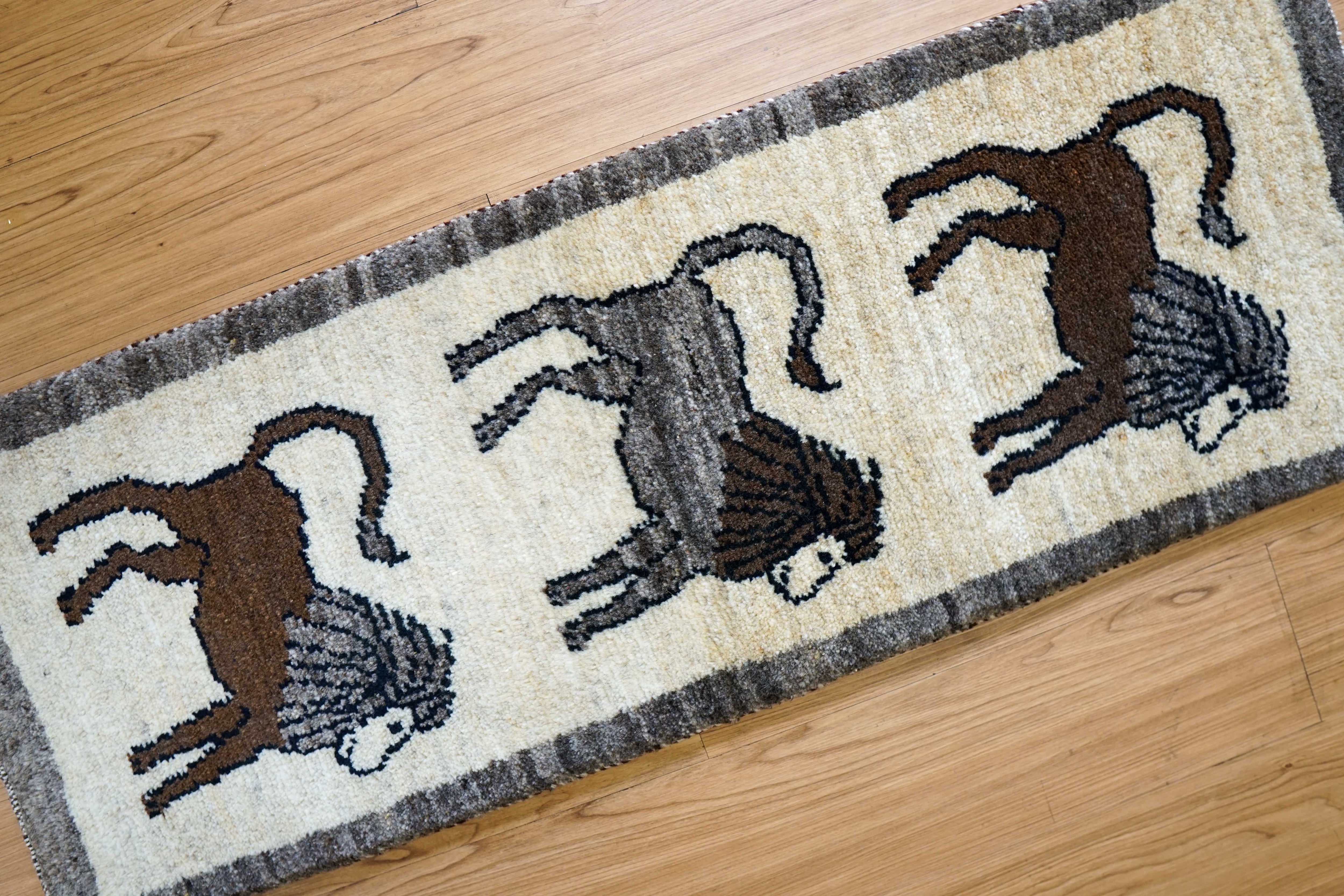 ペルシャ ギャッベ アマレ族 ギャベ　ランナー 116×42cm ペルシャギャッベ アマレ族 ギャベ ランナー 116×42cm | Decorworks