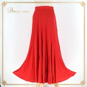 社交ダンス 衣装 Chacott ROYAL DANCE チャコットロイヤルダンス スカート レッスンウェア レッド系 赤 無地 シンプル 華やか 鮮やか かわいい おしゃれ 上品 軽やか 大人っぽい レッド系スカート フレアスカート 無地スカート ラテン フラメンコ 競技 ラテン衣装 社交ダンスレッスン 上品デザイン 華やかコーデ 鮮やかカラー 赤スカート きれいめ 大人女性 ダンス衣装 レディース Mサイズ ミモレ丈 ひざ下丈 丈86cm 斜めライン 体型カバー レーヨン素材 軽やか素材 日本製