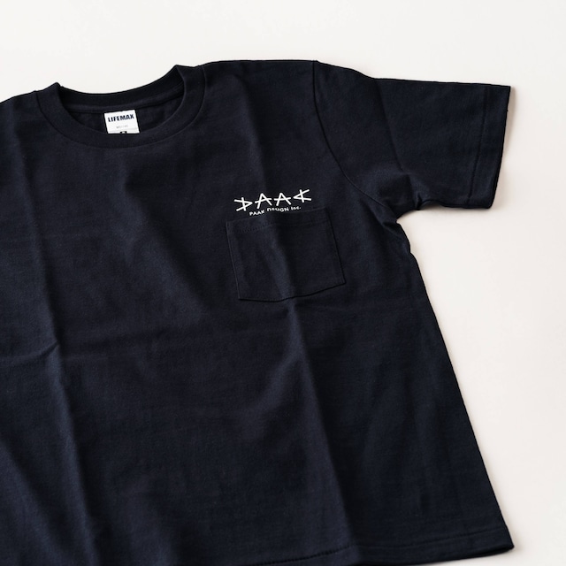 PAAK DESIGN ｜ オリジナルTシャツ：ネイビー