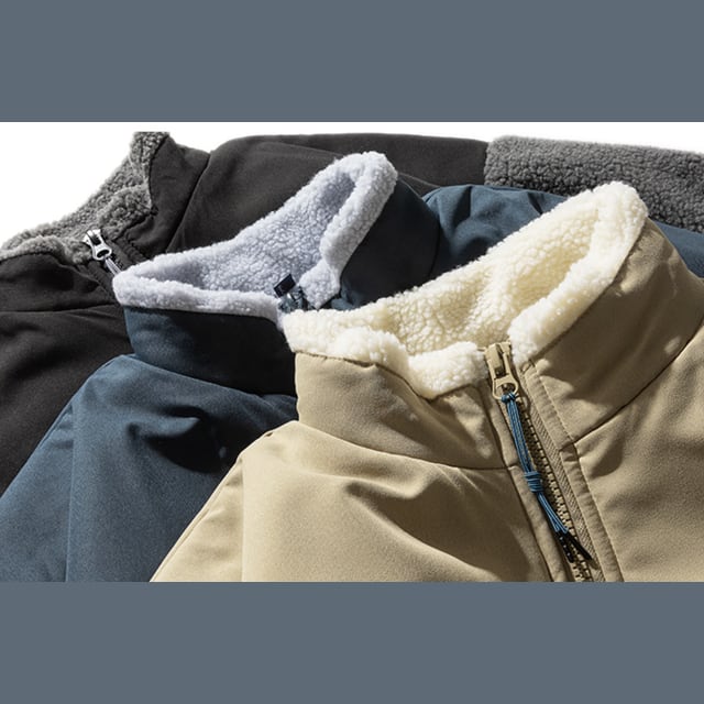 3 colors> Two Tone Casual Fleece Jacket [011] | Japan Outdoor Living