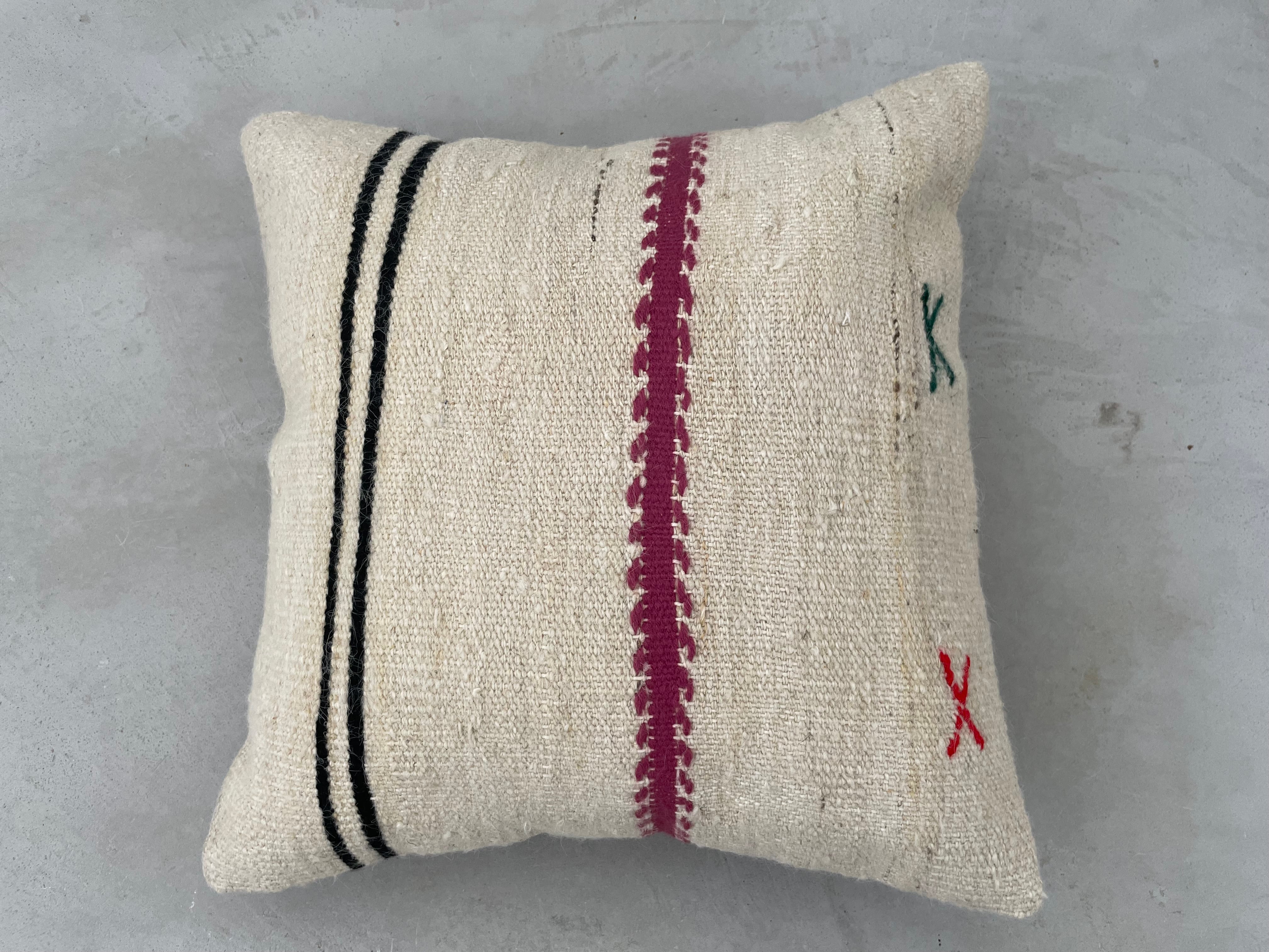 no.052*オールドキリムクッションカバー//40×40