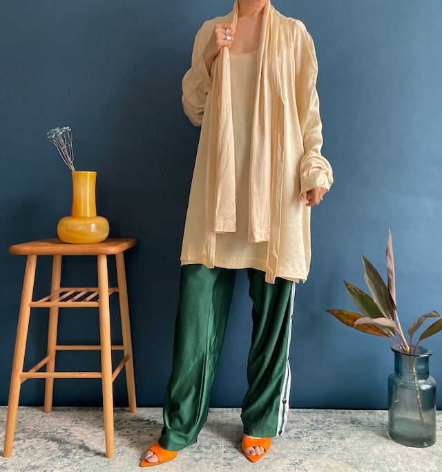 "MARINA RINALDI" silk layered blouse　マリナ・リナルディ　シルクレイヤードブラウス