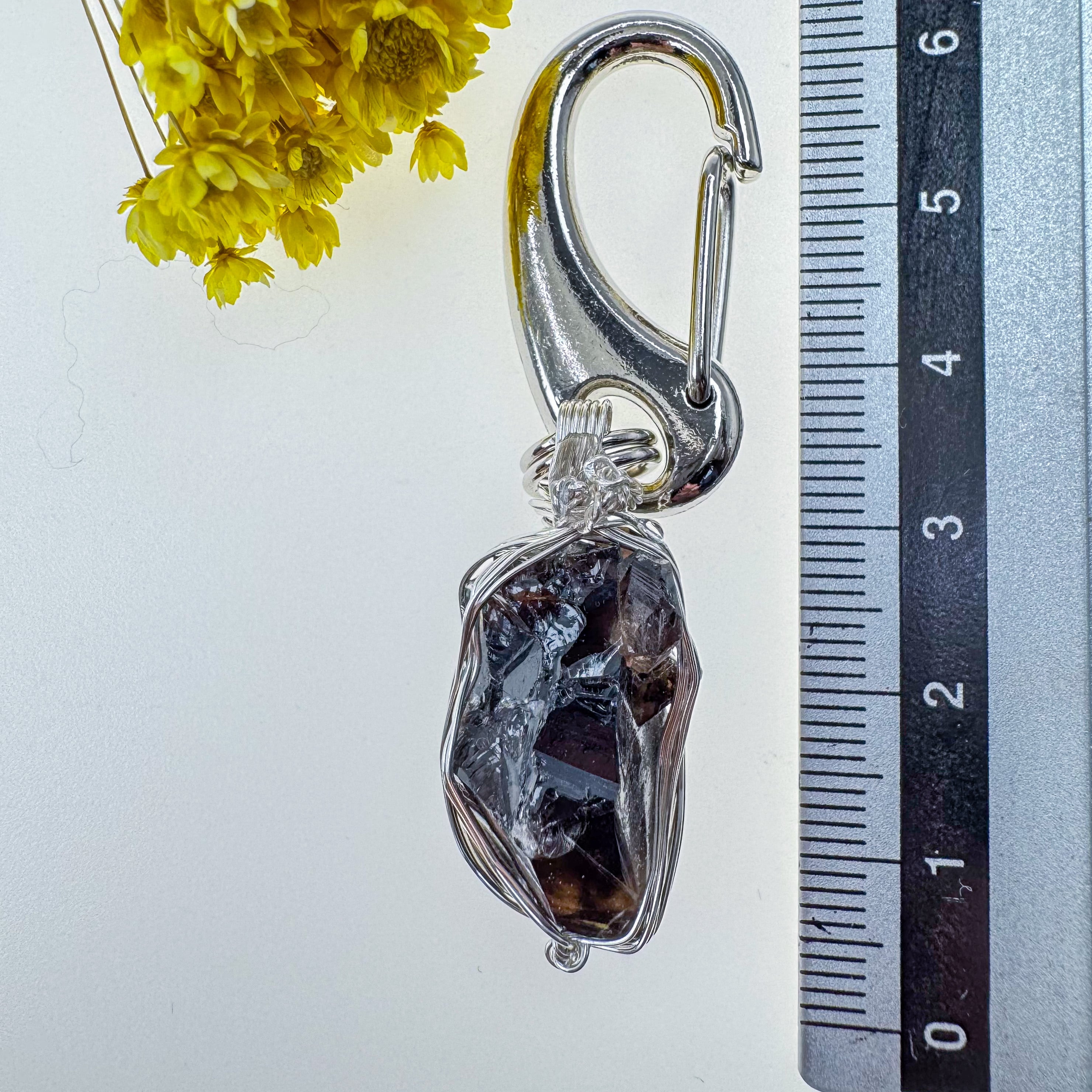 高千穂水晶のキーホルダー【黒水晶】 | sunday shop〜宮崎水晶