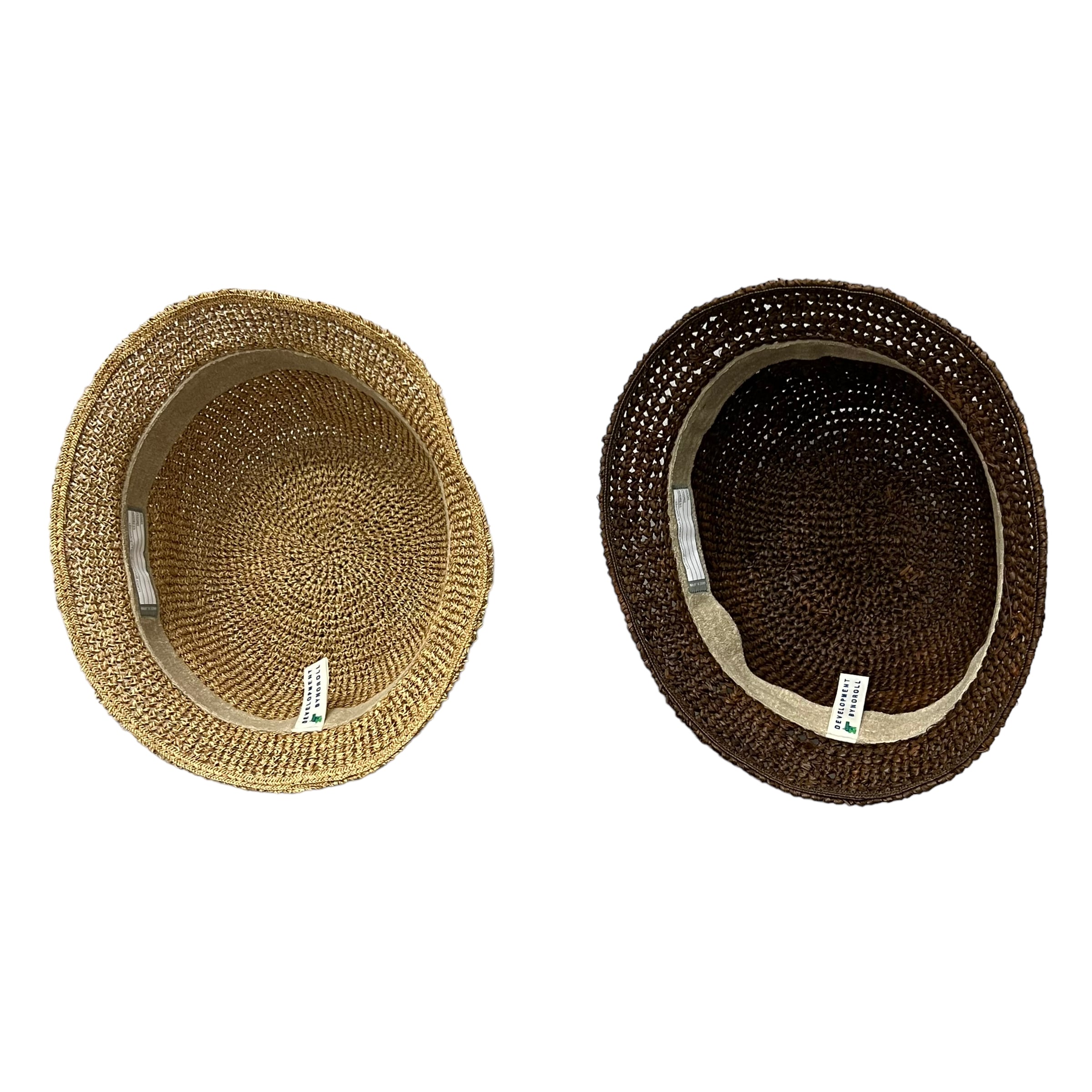 NOROLL / DETOURS RAFFIA HAT BROWN RAFFIA | THE NEWAGE CLUB