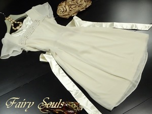 ★送料無料★7号(S)☆胸元プリ－ツフレア－ワンピ－ス[OPN3338]