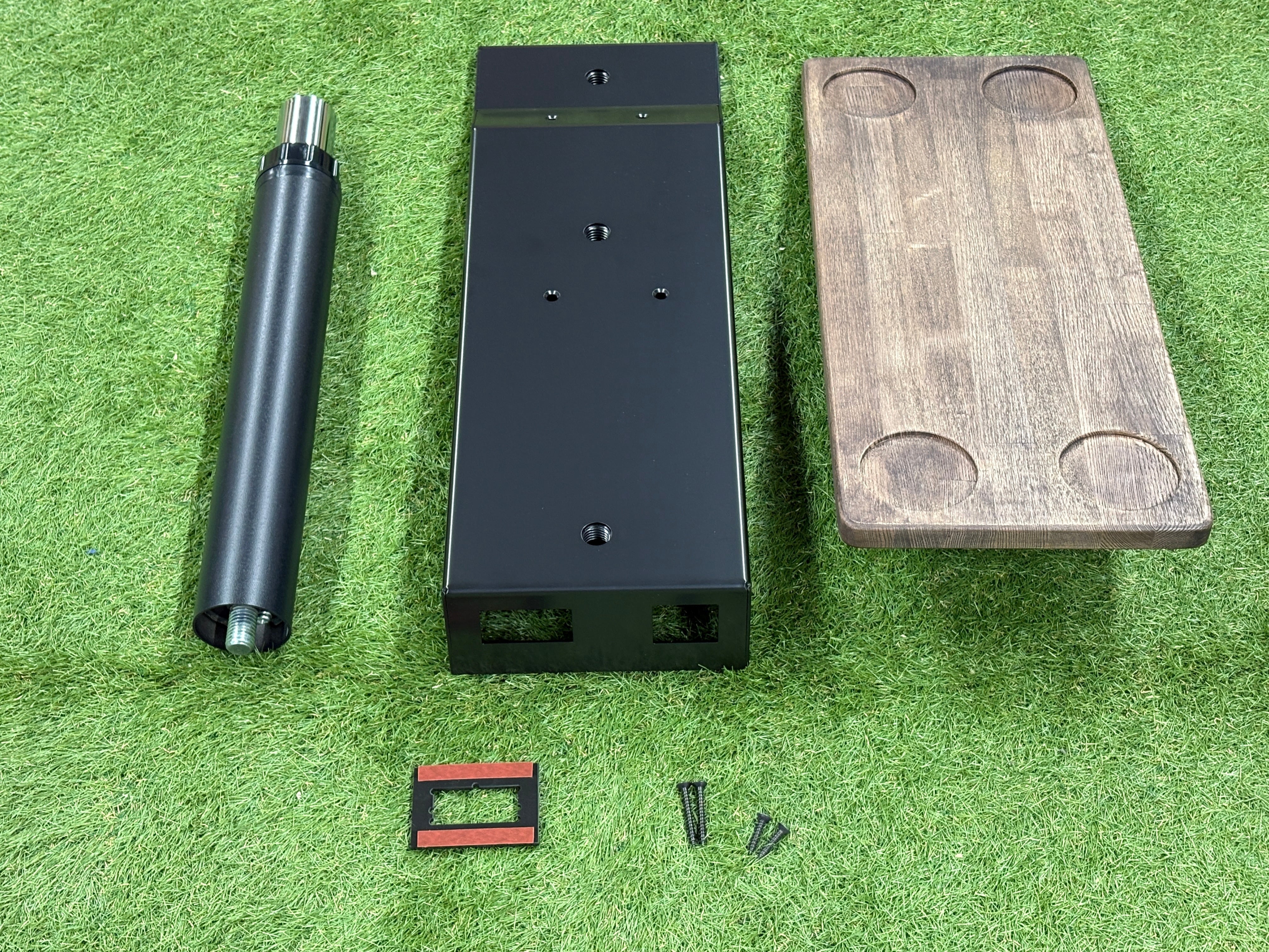 MDF アルミチェッカープレートステップカバー（サテンフィニッシュ