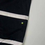 BOSS HUGO BOSS ヒューゴ ボス COOLEST COMFOR1 REGULAR FIT ボーダー 天竺 半袖 ポロシャツ S /ブラック×ホワイト