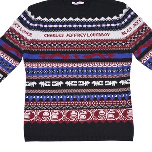 【CHARLES JEFFREY LOVERBOY】FINE FAIRISLE JUMPER(MULTI)