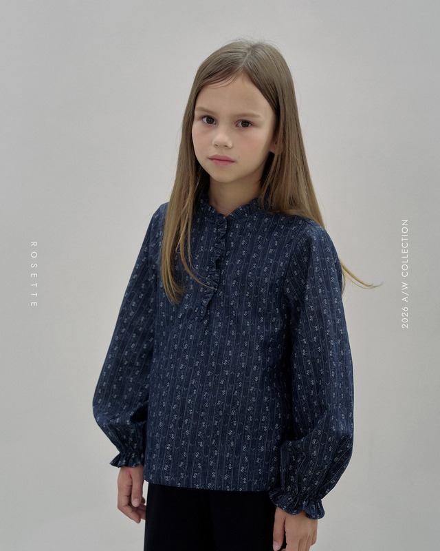 【取寄】rosette｜ritz blouse｜リッツブラウス｜XS-XL｜kids｜26 autumn