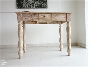 『　オオタ様　』チーク無垢材 デスクReproWW 机 テーブル パソコンデスク カウンターデスク シャビー 什器 無垢材家具 世界三大銘木