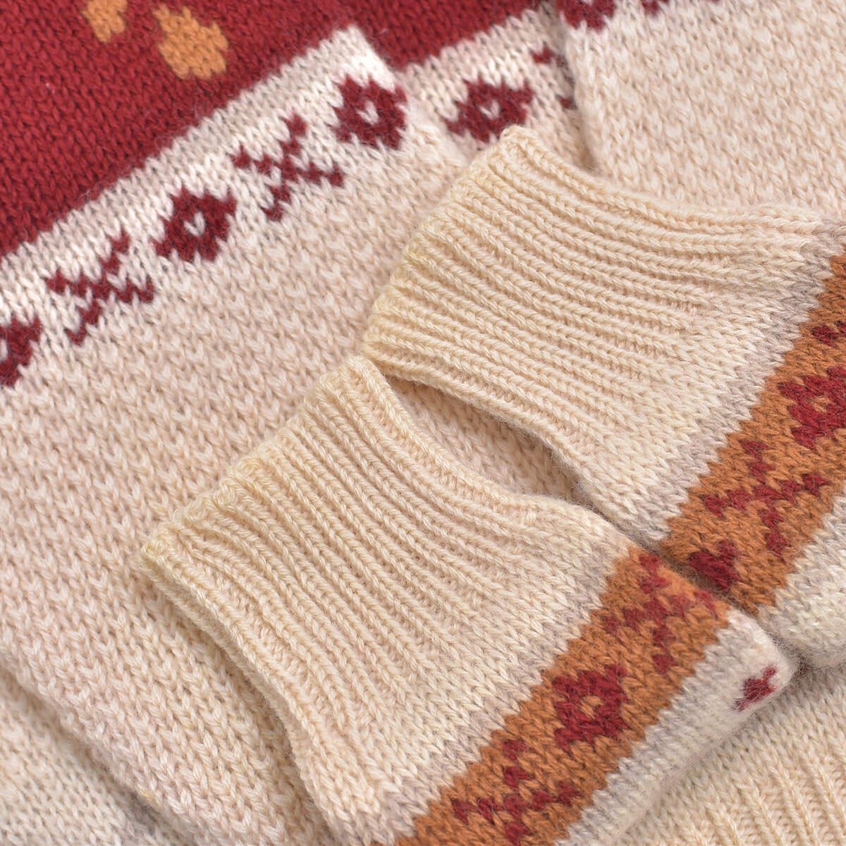 80s～ L'homme Raffine インディアンヘッド デザイン セーター