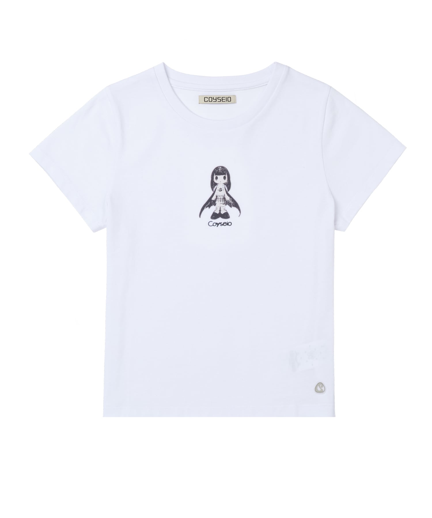coyseio 韓国　店舗キャラクターグラフィック Tシャツ COYSEIO] LEGNA CHARACTER T-SHIRT WHITE 正規品 韓国ブランド 韓国