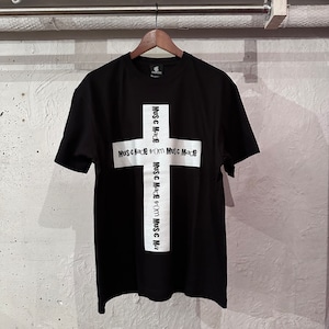 GODSIZE 2023 Made from Music CROSS TEE [BLACK]