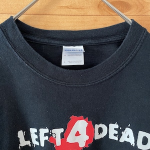 【GILDAN】Left 4 Dead ロゴ プリント Tシャツ レフト・フォー・デッド FPSゲーム L US古着