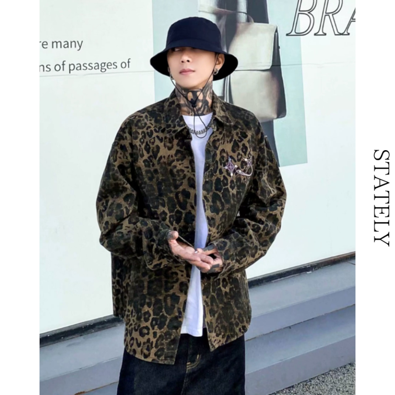 Shadow Leopard シャツ Jacket_O04・画像4
