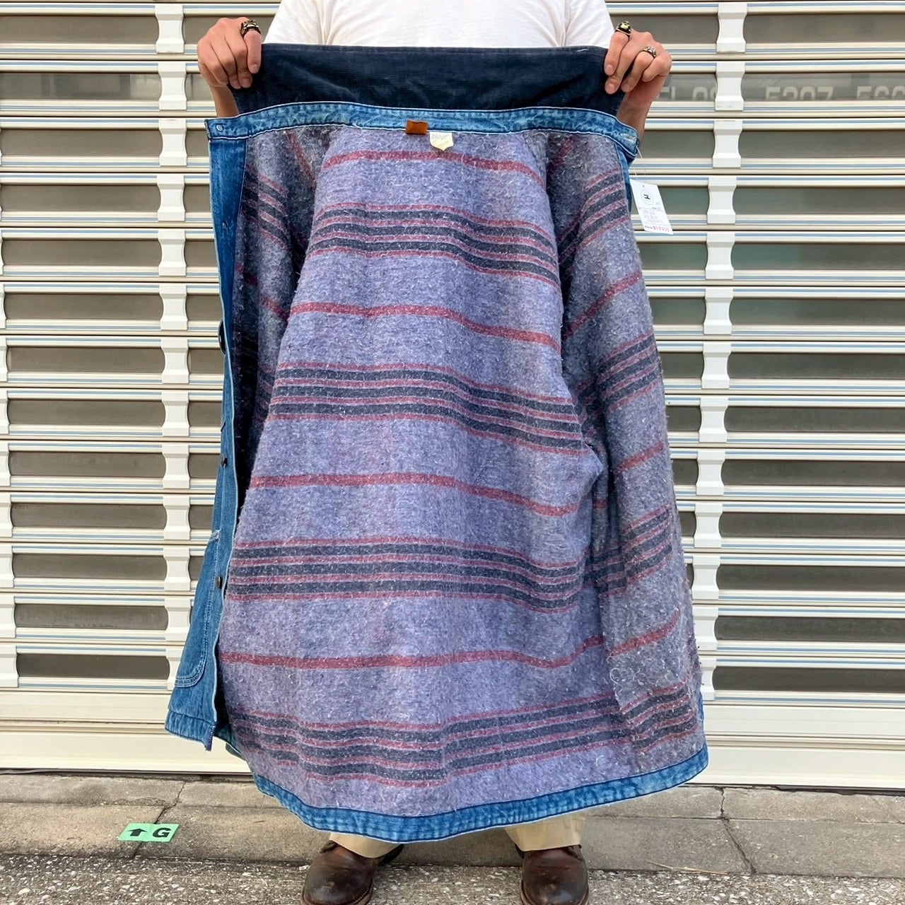 USA製 80s BIGBEN デニム カバーオール ラングラー 裏ブランケット