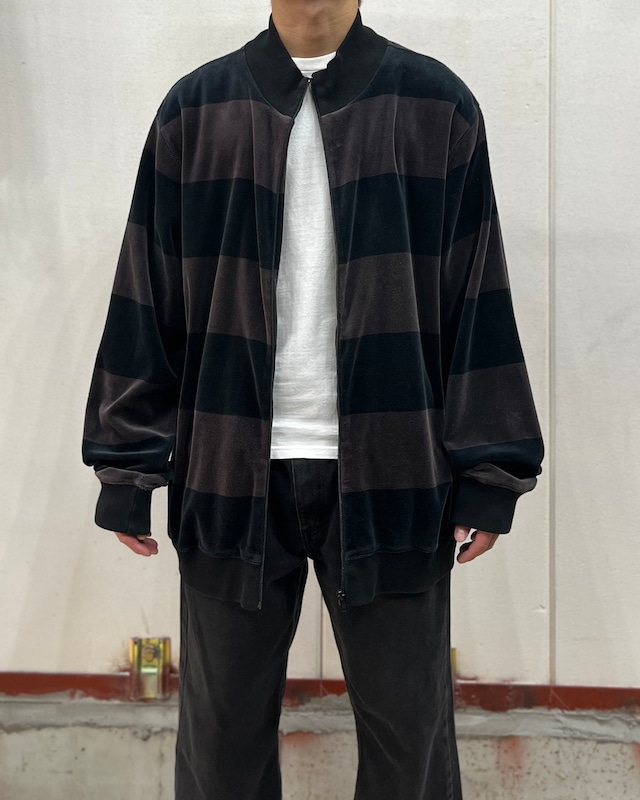 00’s old stussy Velours Track Jacket【下北沢店】