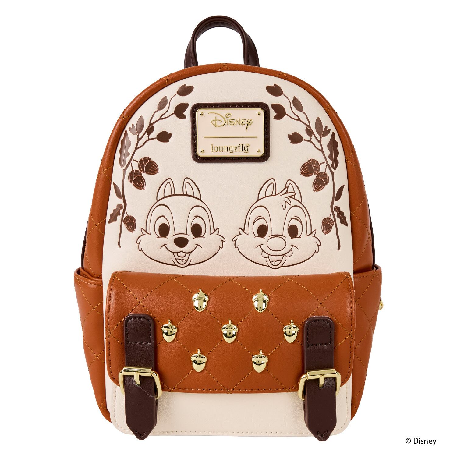 LF DISNEY CHIP AND DALE QUILTED MINI BACKPACK_WDBK3994