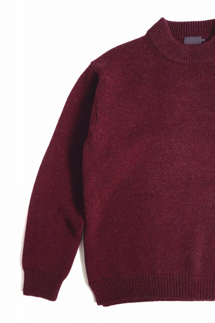 Hand Framed Super Merino Mock P/O