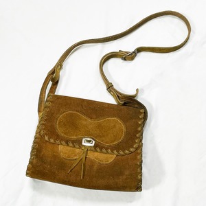 Vintage Suede Leather Bag