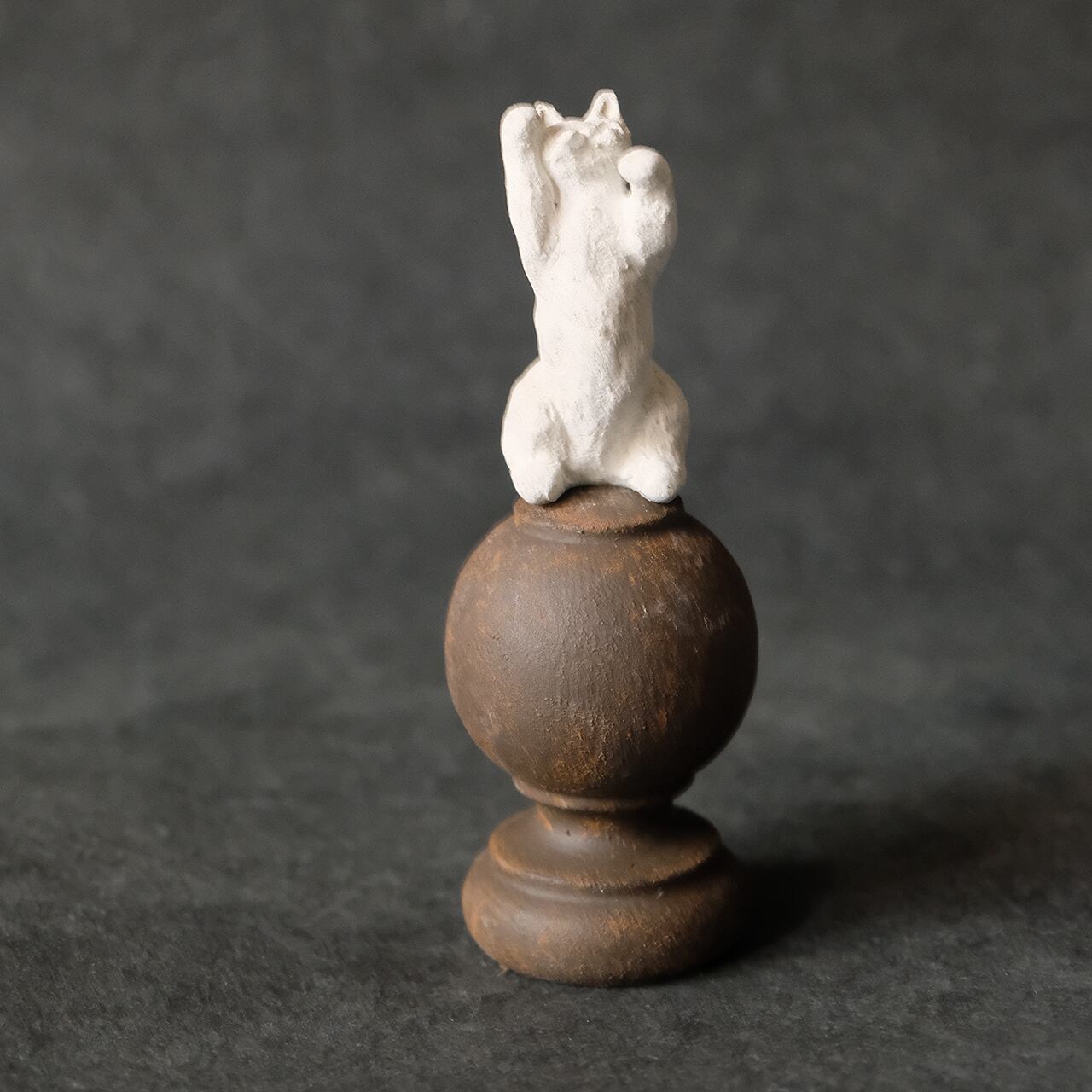 蕨野 知子 Tomoko Warabino 縁起物招き猫 玉乗り 7