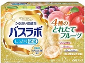 白元アース HERSバスラボ 4種のとれたてフルーツ12錠入 炭酸 入浴剤 スキンケア