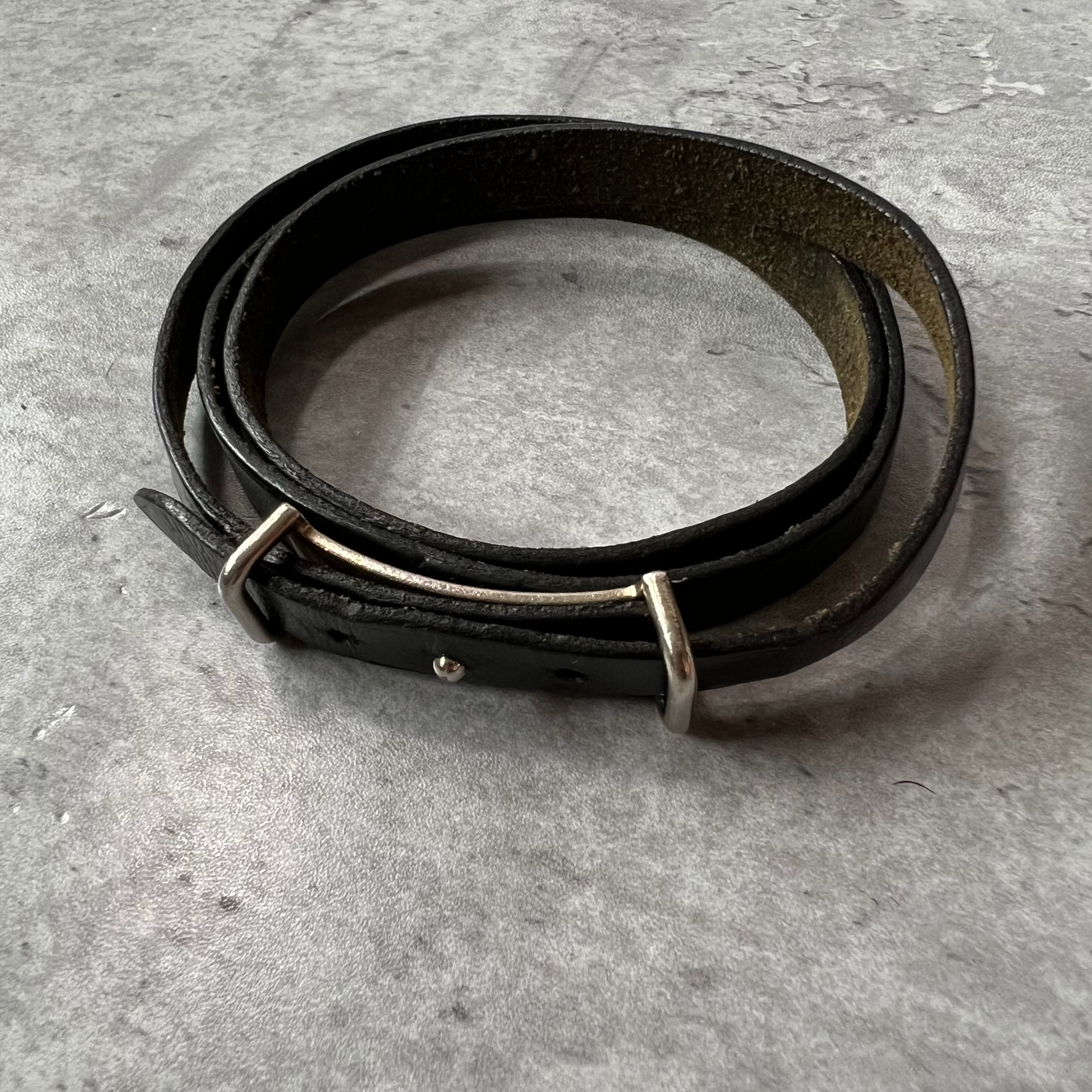 Hermes” Api 2 black color bracelet エルメス アピ2 4連 ブラック 