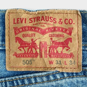 【LEVI'S】505 デニム ジーンズ ジーパン リーバイス レソト製 W31 L34 US古着