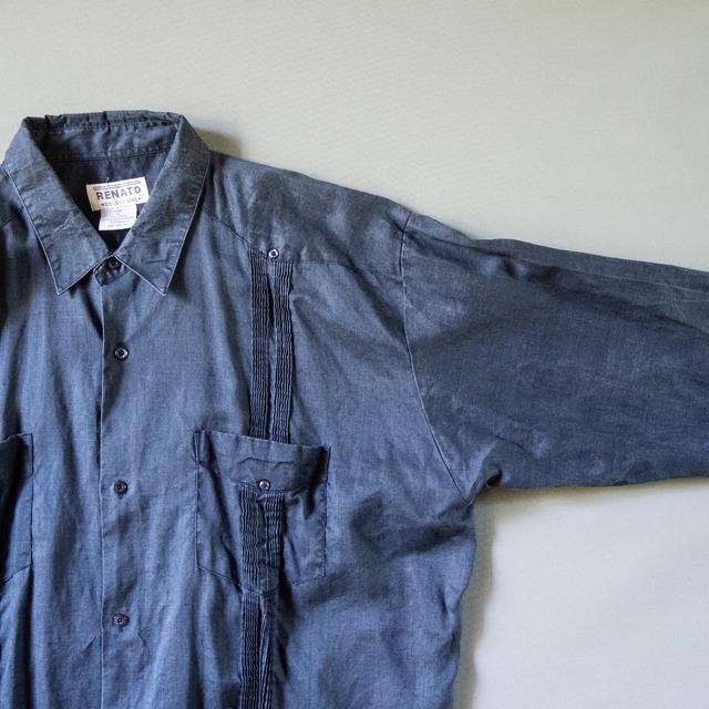 RENATO collezione" used Long-sleeve guayabera Shirts | CERA STORE