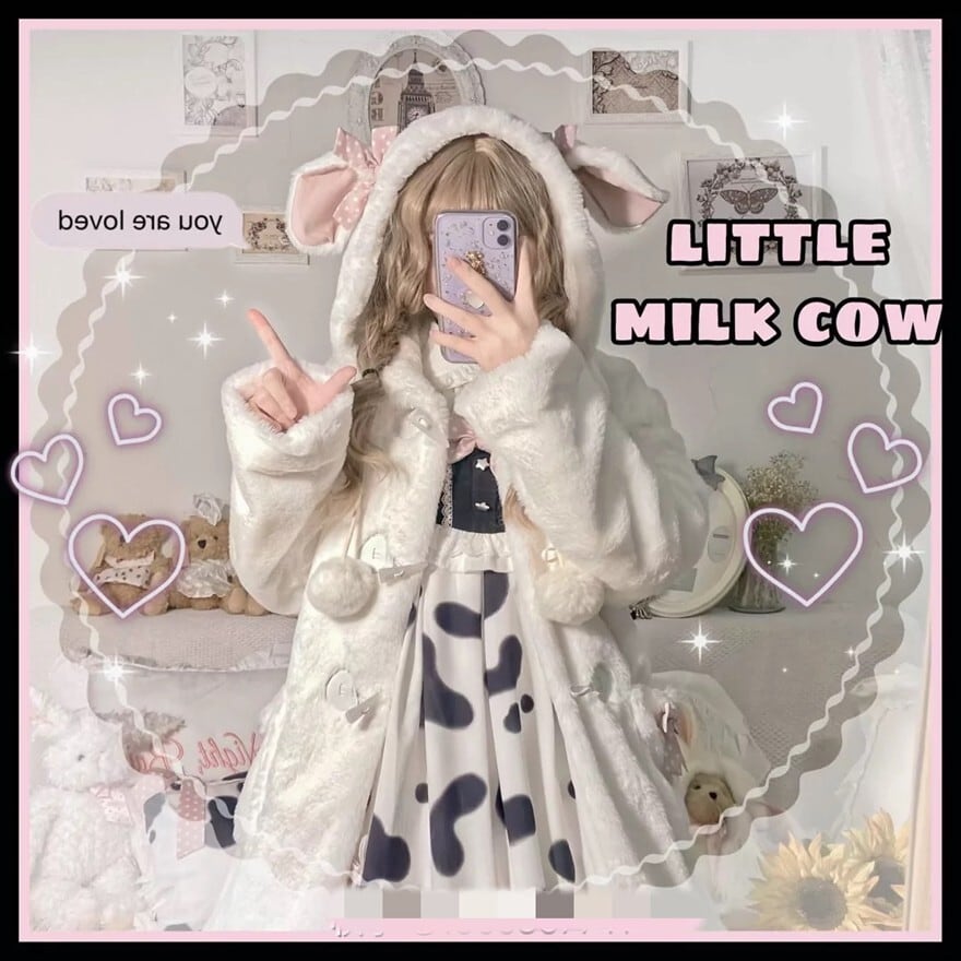 小さなヒツジさん もふもふ コート 夢かわいい ロリィタ フリーサイズ