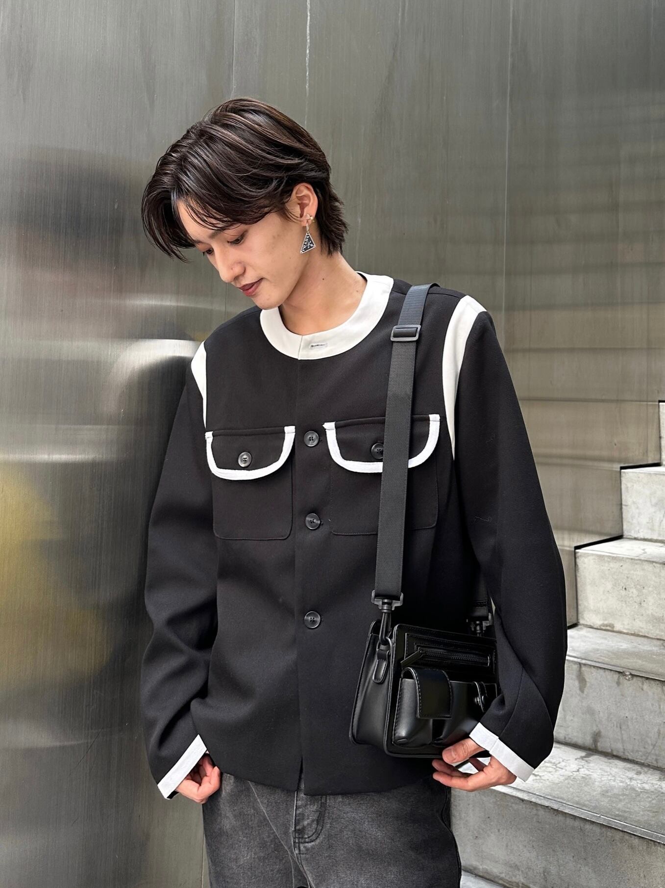 ALUDE SELECT】design jacket | 【ALUDE】韓国メンズファッション
