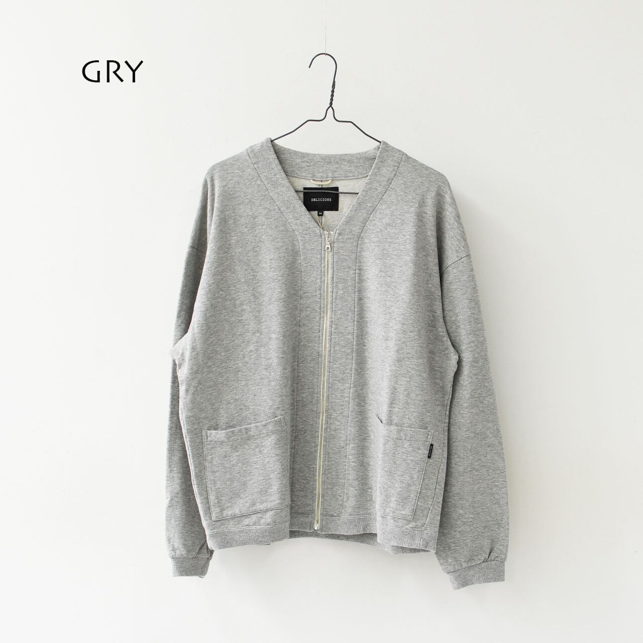 DELICIOUS [デリシャス] Urban Zip Cardigan [DC8116] アーバンジップ