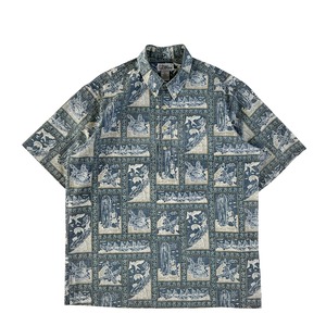 USED Aloha shirt / Reyn spooner  / size L