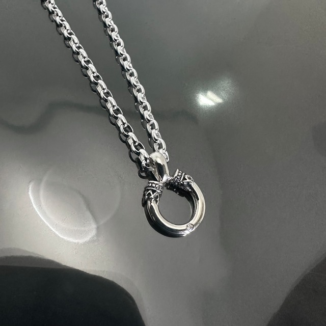 CROWN HORSESHOE w/ DIAMOND NECKLACE / クラウンホースシューダイヤモンドネックレス