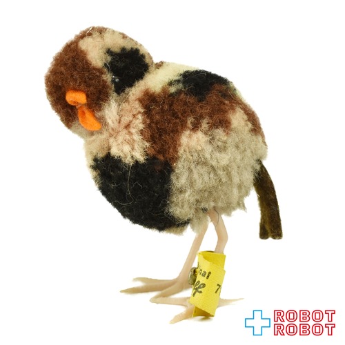 シュタイフ ポンポン鳥 スズメ ぬいぐるみ人形 7115/08 1970年代