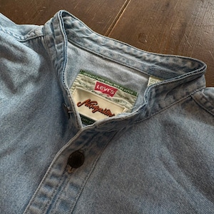 ナスングワム【Nasngwam】Indian motif Denim Shirt　Lサイズ