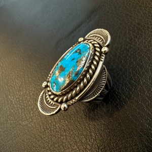 クレンドンピート（Clendon Pete）モレンシターコイズリング　16号