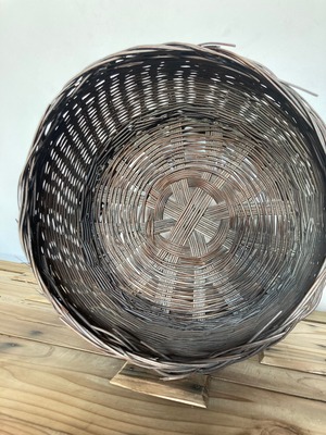 ヴィンテージの竹籠