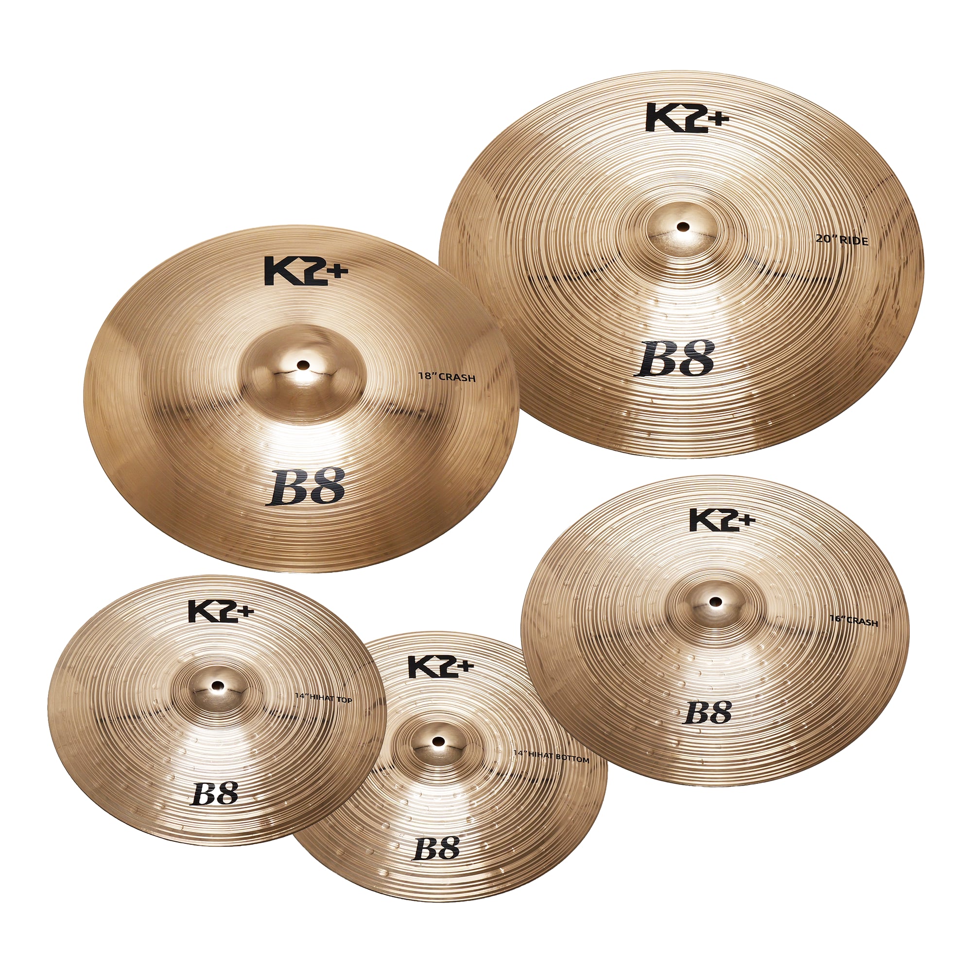 K2+ B8 Series シンバルセット